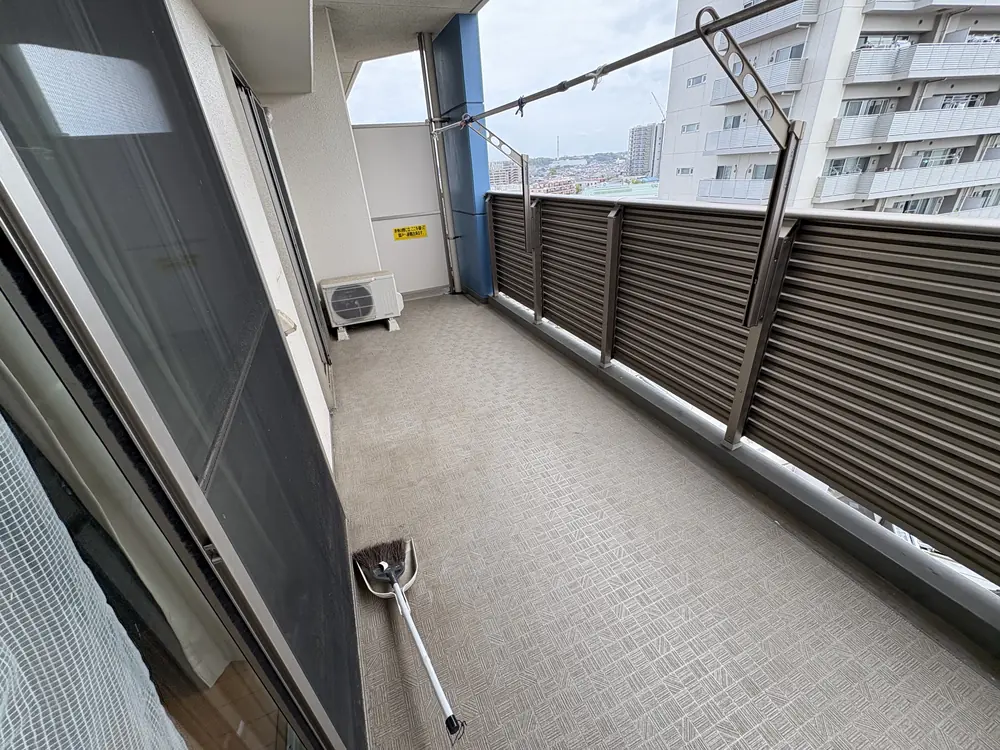 ベランダの片付け（作業後）